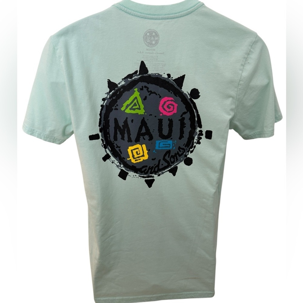 MAUI & SONS Hawaii Surf Logo Tee Shirt Men M Medium